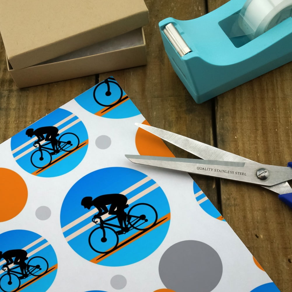 Details about   Road Bike Cycling Biking Bicycle Premium Gift Wrap Wrapping Paper Roll 