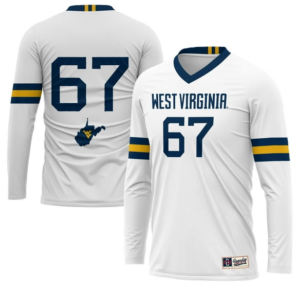 Unisex GameDay Greats #1 White West Virginia Mountaineers Lightweight Volleyball Jersey