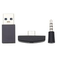 thumbnail image 1 of Gaming USB Adapter Adaptador OTG Conector de micrófono Adaptador de sonido Convertidor para PC para / PS5 para Switch Auriculares Hugo Adaptador de audio, 1 of 10