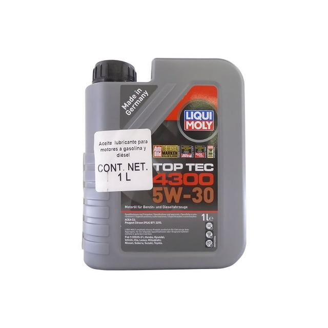 Aceite Sintético 5W30 API SN 1 L Liqui Moly Top Tec