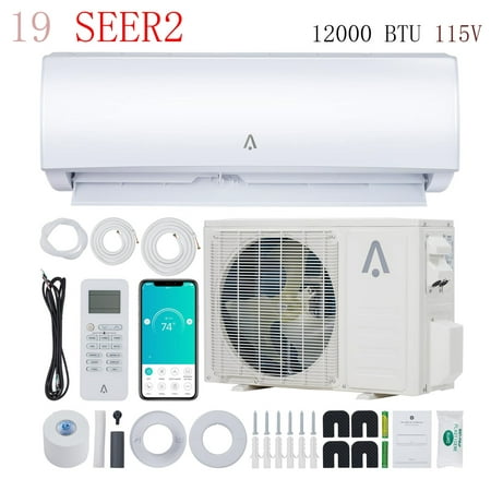 WhizMax 12000 BTU Air Conditioner Mini Split 19 SEER2 INVERTER AC Ductless Heat Pump