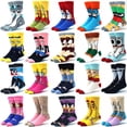 thumbnail image 2 of Los Hombres De La Moda Nuevo Feliz Divertido Calcetines De Algodón Colorido Loco De Dibujos Animados Conejo Increíble Diversión Adolescentes Largos Divertidospangjing, 2 of 4