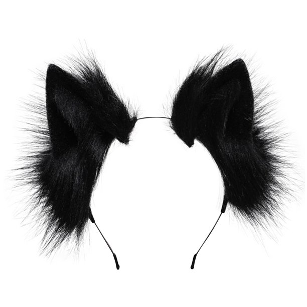 Simulated Plush Animal Ear Headband Cute Hand Made Ear Tail Cosplay Tail Set