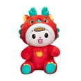 thumbnail image 5 of WLPZXP 2024 Chinese Dragon Toy Animal Dragon Doll 25cm Decoration Stuffed Animal Dragon Smile, 5 of 9