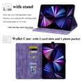 thumbnail image 3 of Allytechgroup Flip Case for Apple iPad (A16) 11th Gen 11" 2025/ iPad 10th Gen 10.9" 2022,Stylish Blossom PU Leather Auto Sleep Wake Protective Pencil Holder Shockproof Case for iPad 11/ iPad 10,Purple, 3 of 8