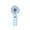 Blue, variant on Portable Handheld Mini Fan with LED Display, 3-in-1 Personal Foldable USB Rechargeable Hand Held Fan & Flashlight for Travel, Lash Eyelash, Cute Small Pocket for Women(Blue)