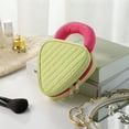 thumbnail image 5 of Preciosas bolsas de maquillaje para mujer, organizador de bolsas de maquillaje grande, de pana de poliéster y nailon de imitación., 5 of 5