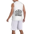 thumbnail image 2 of Naloa Not All Who Wander Are Lost2 Basketball Jersey Reversible Men's Mesh Athletic Sports Shirts Training Practice S-4XL4X-Large, 2 of 6
