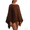 Coffee, variant on Women's Thick Cable Knit Poncho Cape Retro Oversized Warm Shawl Wrap Sweater Cloak Blanket For Fall Winter