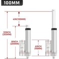 thumbnail image 2 of Actuador de motor lineal de 1500 N, conector de actuador eléctrico, CC de 12 V, 100 mm, 2 of 5