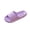 Purple, variant on Purple Womens Fashion Casual Indoor Solid Color Thick Soft Sole Home Slippers Round Toe Comfortable House Shoes With Durable Eva Outsole