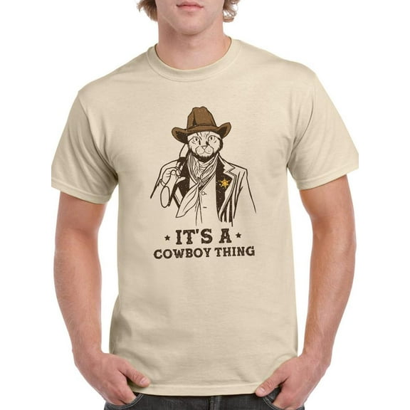 A Cowbow Thing T-Shirt Men -Smartprints Designs, Male Large