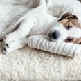 thumbnail image 2 of Dog Bed Replacement Cover  Medium Pet Duvet with Sherpa Top, Non-Slip Bottom - Dog Bed Washable Removable Cover by PETMAKER (Brown/Blue Plaid), 2 of 5