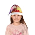 thumbnail image 5 of Salouo Tropical Palm Tree at Sunset for Christmas Hat for Kids Xmas Holiday Hat Santa Hat for Boys & Girls Festive Headwear Accessories Fit for Christmas/ New Year/Holiday/Party, 5 of 6