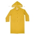 thumbnail image 2 of Mens 2-Piece Full Length PVC Raincoat-LRG PVC TRENCH COAT, 2 of 5