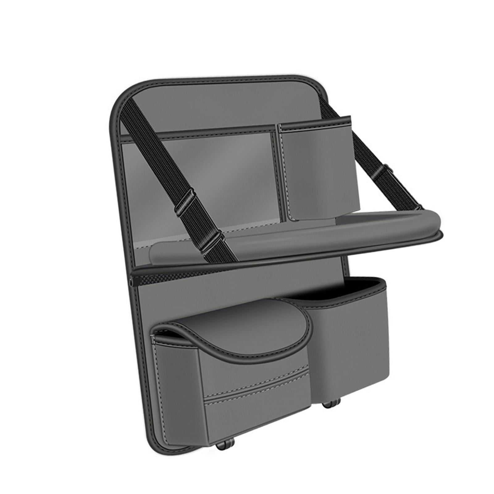 jiaping Car Backseat Organizer Automotive Accessories with Foldable Table Tray Road Trip Gray