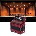 thumbnail image 3 of Accordion For Beginner, 22 Key Accordian Accordion Reed Instrument Professional Button Accordian With Storage Bag For Performance Banquet, Party, 3 of 8