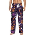 thumbnail image 2 of Kdxio Halloween Sweet Candy Print Men's Sleep Pajama Pant Lounge Pants with Pockets, 2 of 8