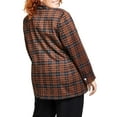 thumbnail image 2 of Bar III Womens Plus Glen Plaid Trendy One-Button Blazer, 2 of 2