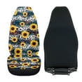 thumbnail image 4 of Uorisanigo Car Seat Covers for Front Seat, Washable Breathable Sunflower Cow Print Seats Covers for Cars, Not Airbag Compatible, Washable Seats Cover Fits for Most Vehicles, 4 of 7