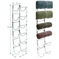 thumbnail image 3 of Sorbus Towel Rack Holder - Wall Mounted Storage Organizer for Towels, Washcloths, Hand Towels, Linens, Ideal for Bathroom, Spa, Salon, Modern Design (Silver), 3 of 10