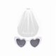 thumbnail image 1 of wonima44 Bride to Be Veil & Sunglasses Set Bachelorette Party Accessories Bridal Shower Engagement Party Decorations Gifts, 1 of 1