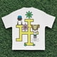 thumbnail image 3 of Camiseta de manga corta con estampado de letras de dibujos animados de hip hop, moda americana, Harajuku gótico, y2k, informal, base suelta1, 3 of 3