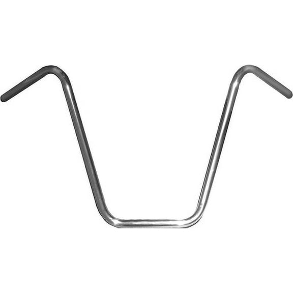 Emgo - 23-12536 - Street Handlebar, Ape Hanger Bend - 16in. Rise - Chrome