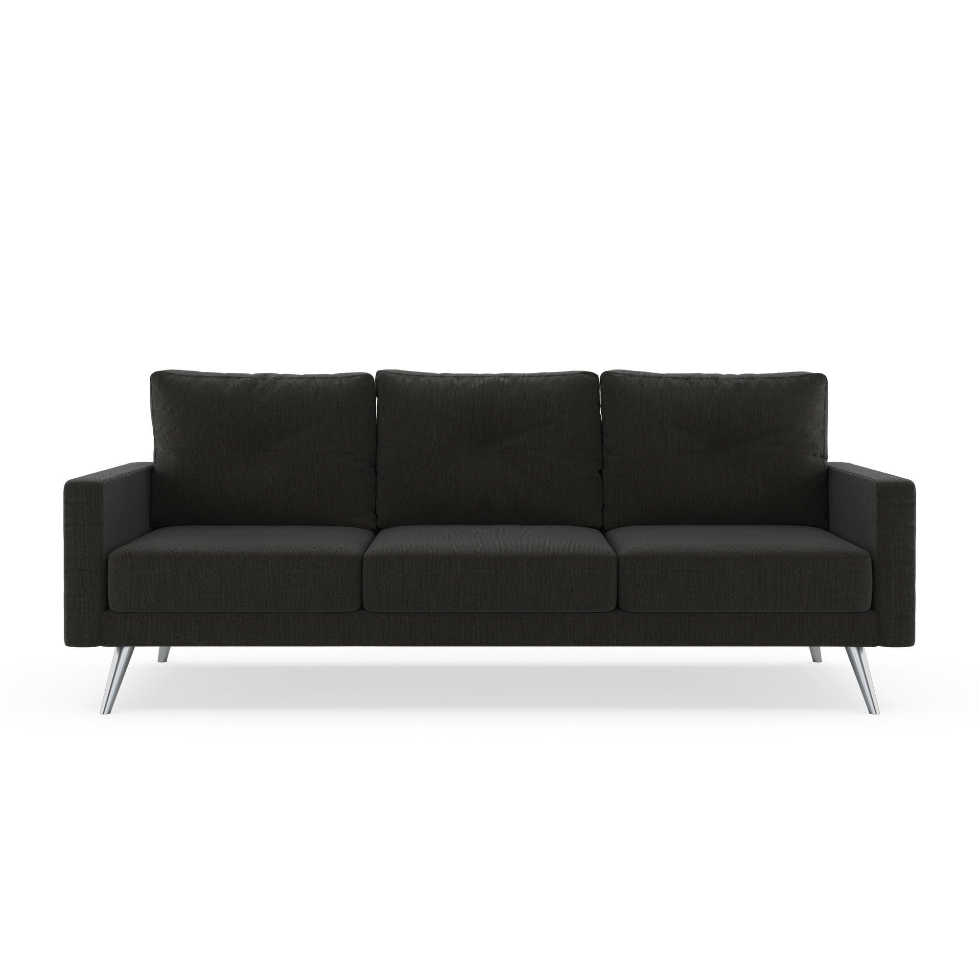 Zola Sofa Satin Weave Slate Gray