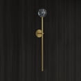 thumbnail image 3 of Ozarke Mid Century Modern Crystal Wall Sconce, UL Listed, 3000K (Gold), 3 of 5