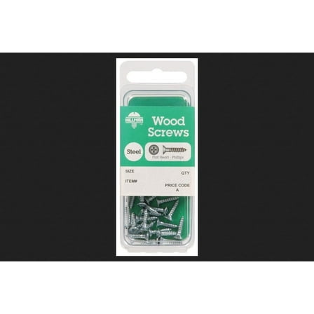 Hillman Wood Screws No. 8 X 1-1/2 " Phillips Flat Head