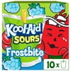 Kool-Aid Sours Frostbite Artificially Flavored Drink, 10 Count Box, 6 oz Pouches