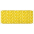 thumbnail image 1 of Yellow and White Kitchen Mat, Round Spots Sketchy Circles Randomly Placed on Pastel Background, Plush Decorative Kitchen Mat with Non Slip Backing, 47" X 19", Yellow and White, by Ambesonne, 1 of 1