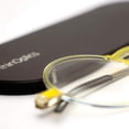 thumbnail image 3 of Always With You ThinOptics Reading Glasses - Ultra Thin and Lightweight Readers with Case - Special Edition Colors - Rectangle Yellow 2.5x, 3 of 4