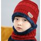thumbnail image 5 of Gorro de invierno, conjunto de bufanda para hombres y mujeres, gorro de punto cálido, forro de lana gruesa, tamaño de sombrero informal (rojo vino) Sincero Electrónica, 5 of 5
