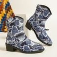 thumbnail image 4 of Styesk Boots for Women Small Fragrant Style Round-toe Pearl French Retro Mary Shoes For Women Flat Shallow Mouth Gentle Patent Leather Spring Work Boots for Women, 4 of 7