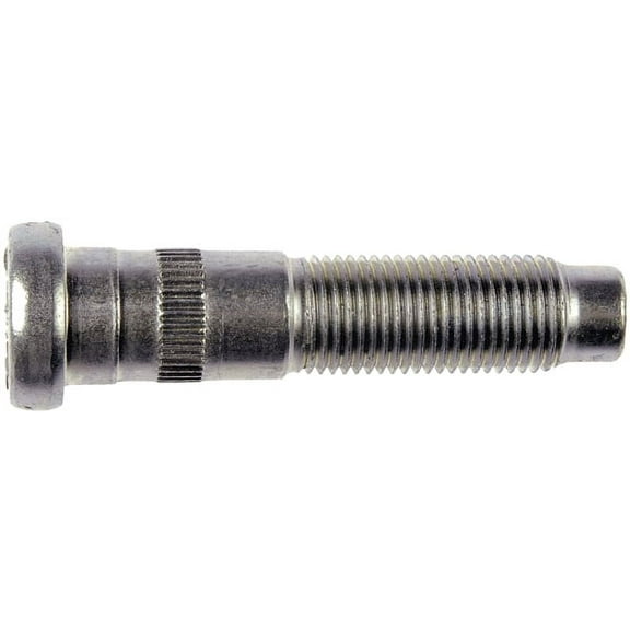 9/16-18 Serrated Wheel Stud - 0.620 In. Knurl, 2-5/8 In. Length