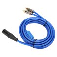 thumbnail image 5 of Cable de sonido XLR macho a RCA doble 1 XLR macho de 3 pines a RCA doble macho Y Cable divisor para altavoz doméstico, 5 of 5