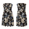 thumbnail image 6 of Summer Dresses for Women Sleeveless Knee Length Cute Fit Sundresses Casual Classy Sundress Loose Elegant Beach Beach Cover Ups Tube Top Dresses Khaki L, 6 of 8