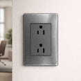 thumbnail image 2 of 5 PZS Placa Acero Inox Contacto Duplex 1.5 Modulos Wanergy, 2 of 7