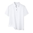 thumbnail image 3 of ZRGHAOYLQ Mens Cooling Shirts Short Sleeve Plus Size Henley Shirts Athletic Fit Business Casual Dress Shirts Loose Collared Big and Tall Button Up Pullovers, 3 of 3