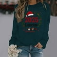 thumbnail image 2 of WEAIXIMIUNG Ladies' Winter Floral Print Sweatshirt Long Sleeve Christmas Top, 2 of 4