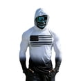thumbnail image 2 of Sun Shirt with Hood Men Breathable Fishing Long Sleeve Sun Protection Summer Lightweight UV Hoodie, 4XL, 2 of 7