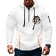 thumbnail image 1 of Sudadera con capucha para hombre, informal, con estampado, deportiva, de manga larga, blusa de poliéster, 1 of 4