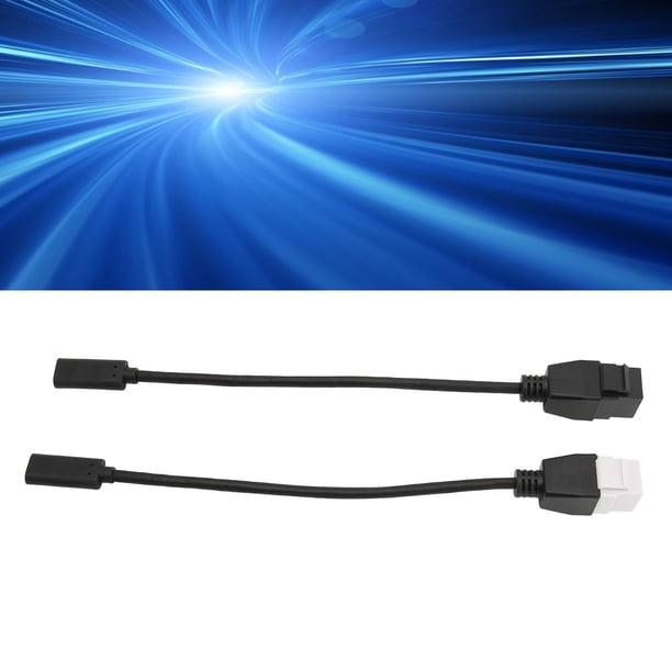 2 uds USB C Keystone Jack Cable USB3.1 tipo C adaptador de extensión hembra a hembra para Cable de conectores de placa de pared