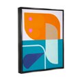 thumbnail image 4 of Stupell Industries Orange & Blue Contemporary Abstract Painting Black Floater Framed Canvas Art Print Wall Art, 17 x 21, 4 of 10