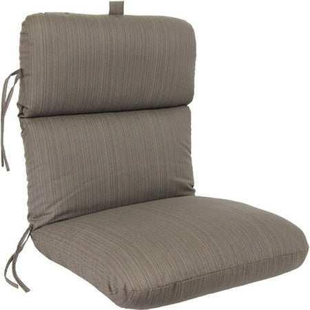 Jordan Manufacturing Deluxe Chair Cushion, Greenwich Dark Chocolate