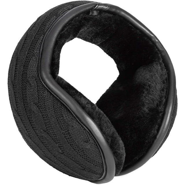Cache-Oreilles d'Hiver, Cache-Oreilles Unisexe derrière la Tête Cache-Oreilles Pliant pour Hommes Femmes