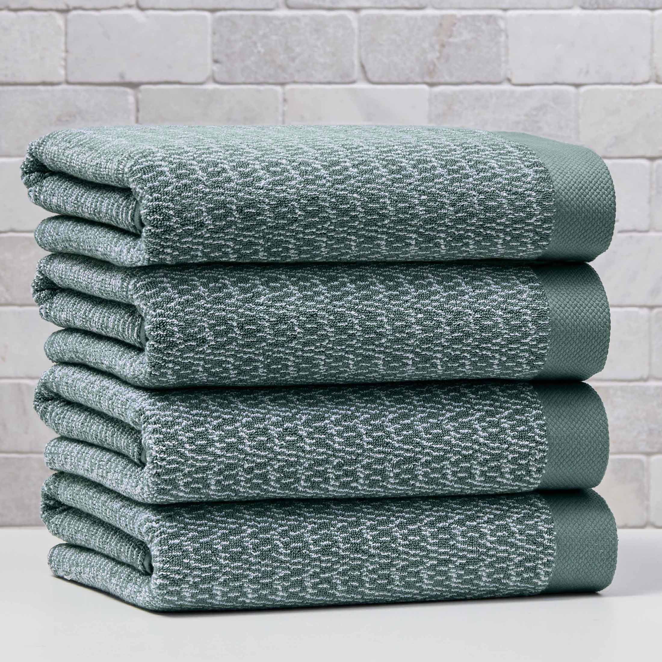 Better Homes & Gardens Signature Soft Cotton Mélange Bath Towel, Nimbus Blue