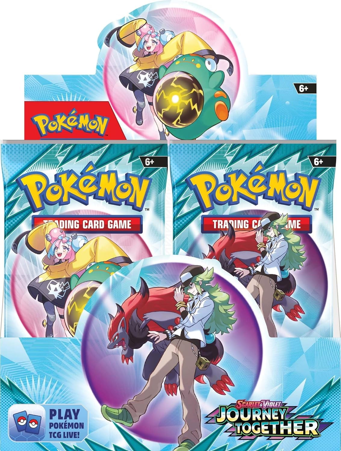 Pokémon TCG: Scarlet & Violet 9: Journey Together: Enhanced Booster Display